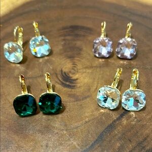New! 4 pairs of earrings